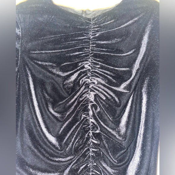 Bardot Velvet Ruched Party Dress - Picture 5 of 5